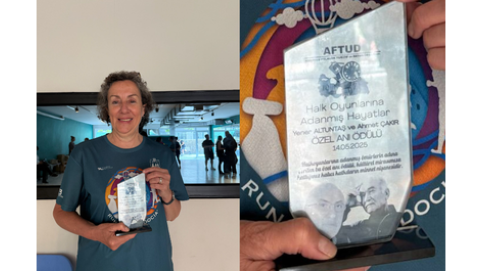 Halk Oyunlarına Adanmışlık Ödülü!