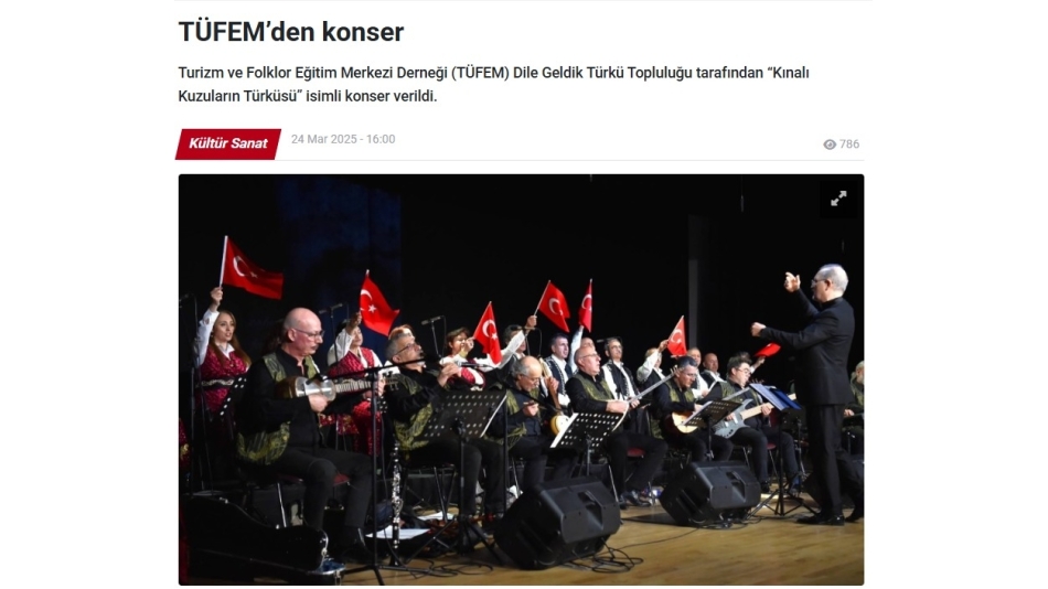 TÜFEM’den konser